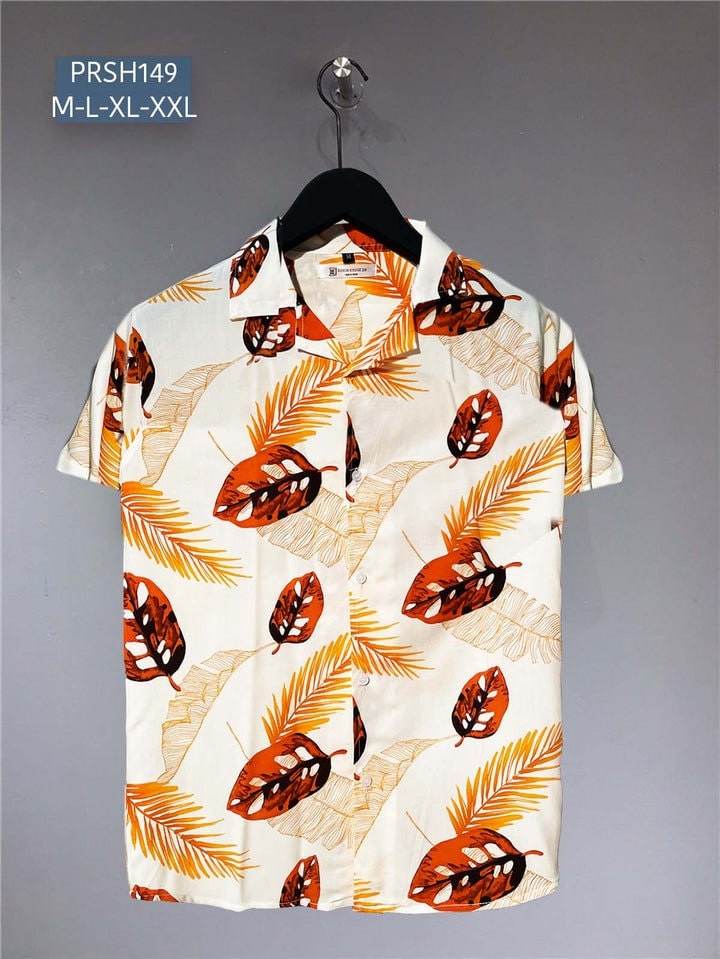 Autumn Feathers Printed Shirt - Dubai Offers Today