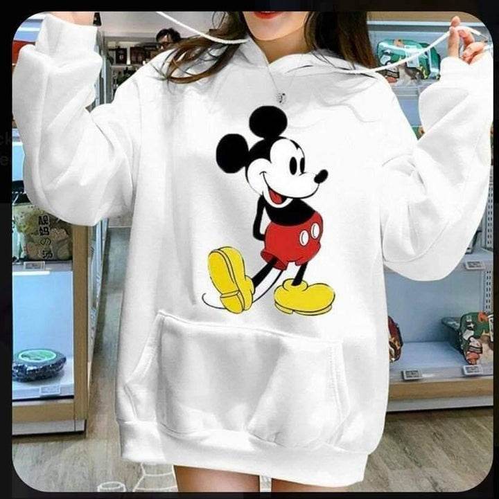 Mickey Hoodie White - Dubai Offers Today