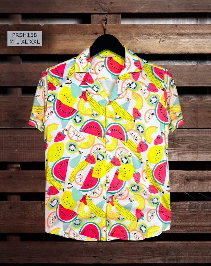Printed Shirt - PRSH158 (Summer Splash) - Dubai Offers Today