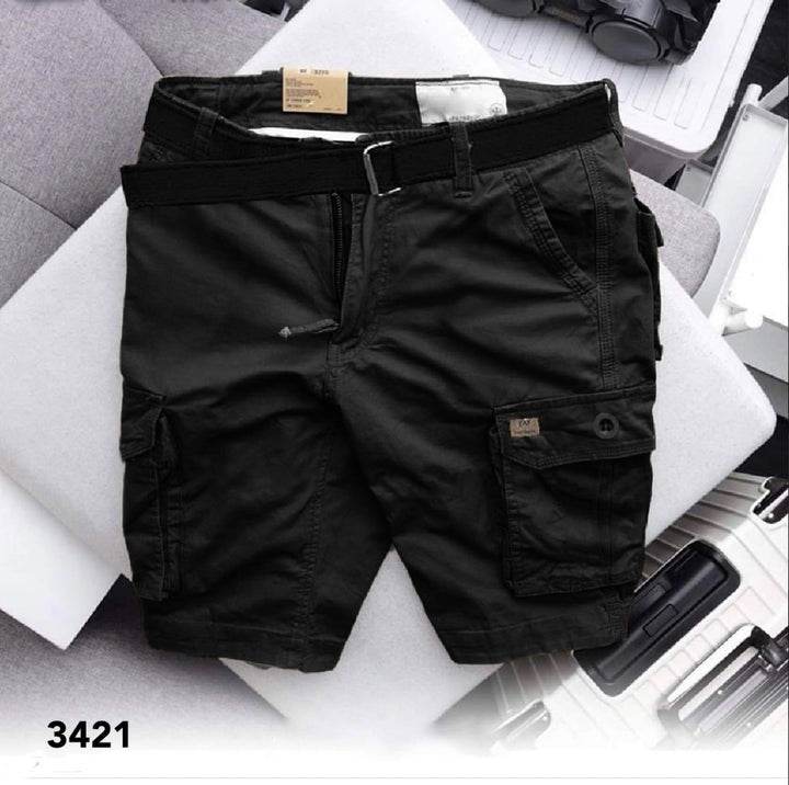 Black Cargo Shorts - 3421 - Dubai Offers Today