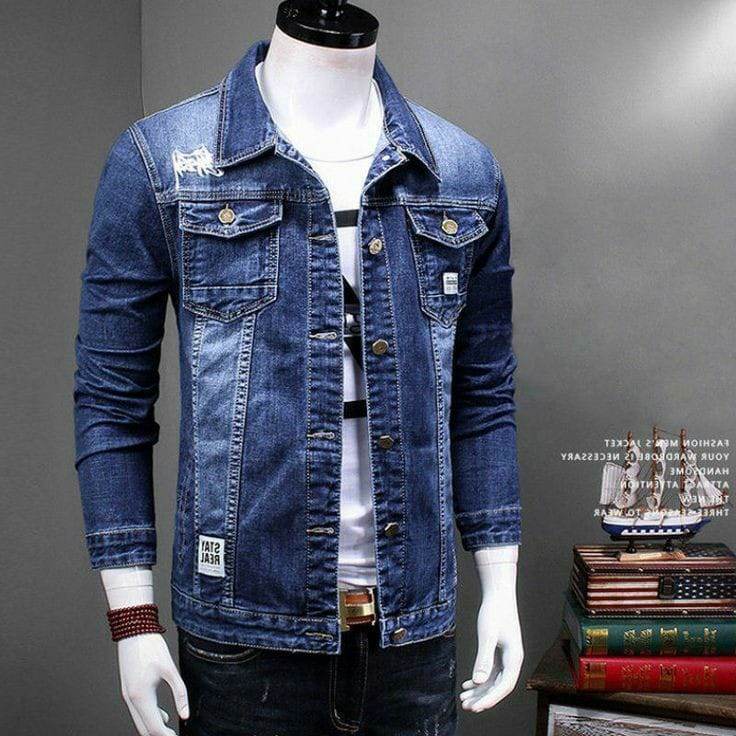 Full Sleeve Denim Jacket for Men - Dubai Offers Today