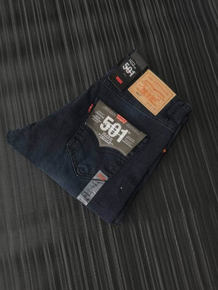 men jeans black stretchable close up fabric - 3828