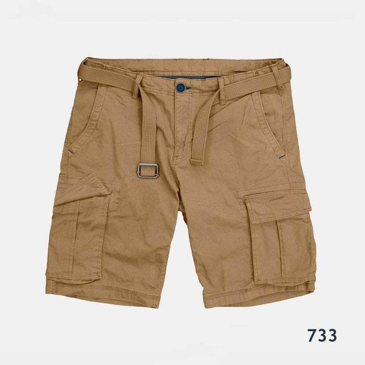 Khaki Cargo Shorts - Dubai Offers Today