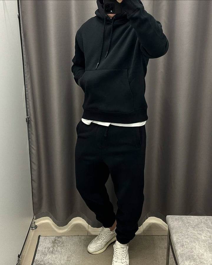 Men Oversized Fleece Hoodie Set - Dubai Offers Today
