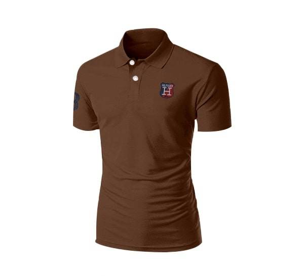 Close-up of men’s cotton polo t-shirt fabric - MPT-515 -