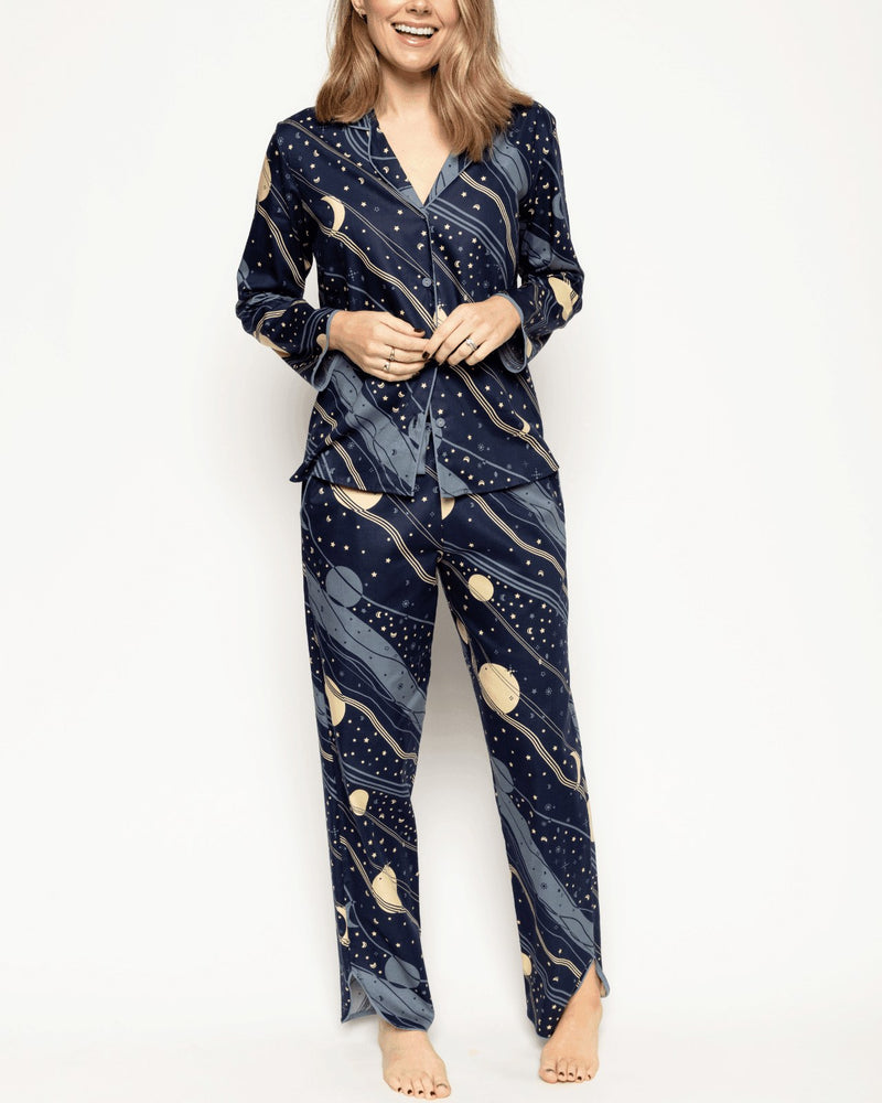 Skye Celestial Print Pyjama Set