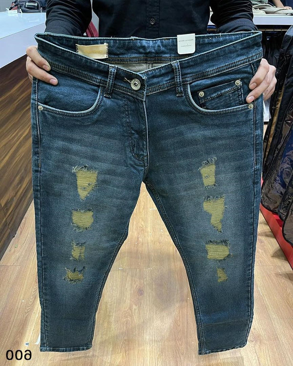 Dark Blue Major Ripped Jeans - 3429