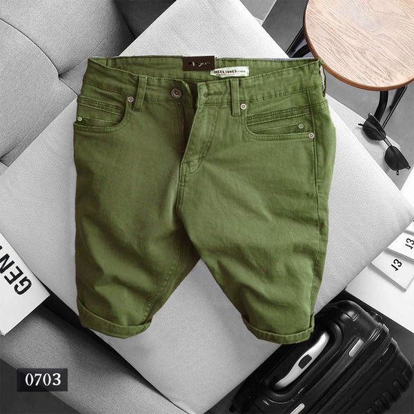 Mens Cargo Shorts - Dark Green 0705