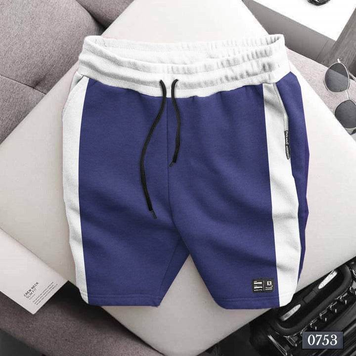 Casual Shorts With Blue Stripe - Dubai Offers Today