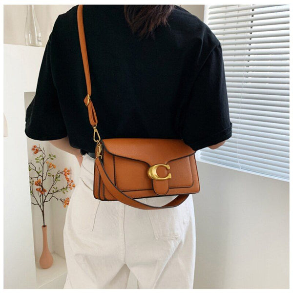 Coach-inspired square sling bag