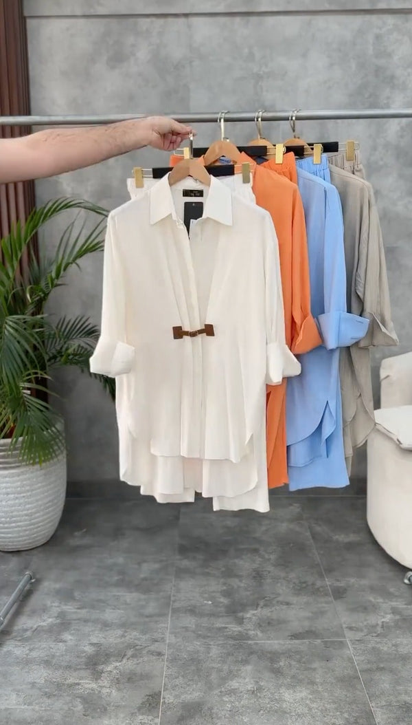 Elegant Arabic Kimono Co-ord Set