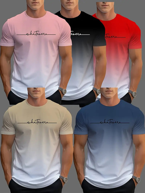 Pack of 05 Men's T-Shirts