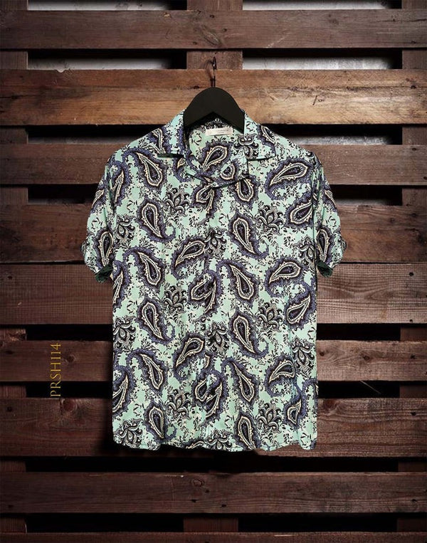 Printed Shirts - Light Green (PRSH114)
