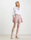 Women's CLP Trendy Wear Denim Short - PEACH