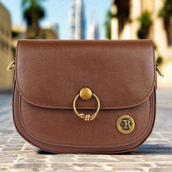 ROCCA WOMENS LEATHER SHOULDER HAND-BAG