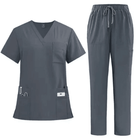 Scrub Suit Dark Gray - Dubai Offers Today