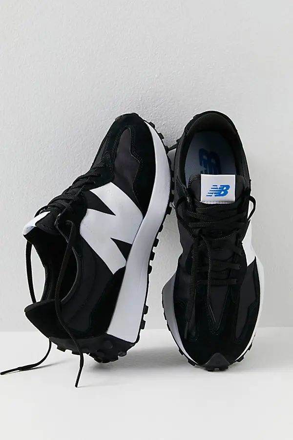 Black New Balance 327 Sneakers - Dubai Offers Today