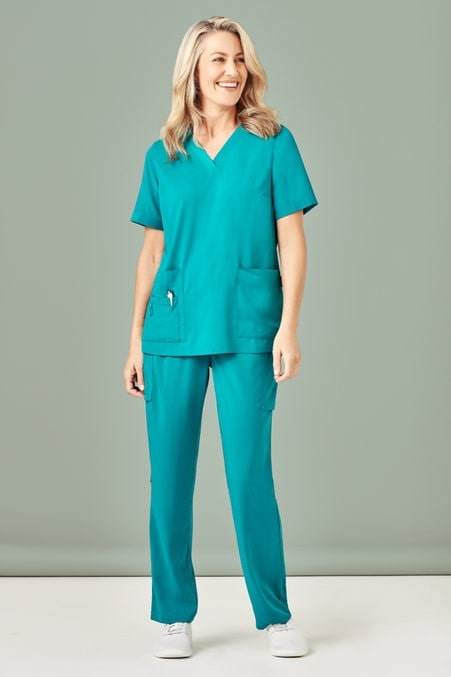 Women Scrub Suit Teal - Dubai Offers Today