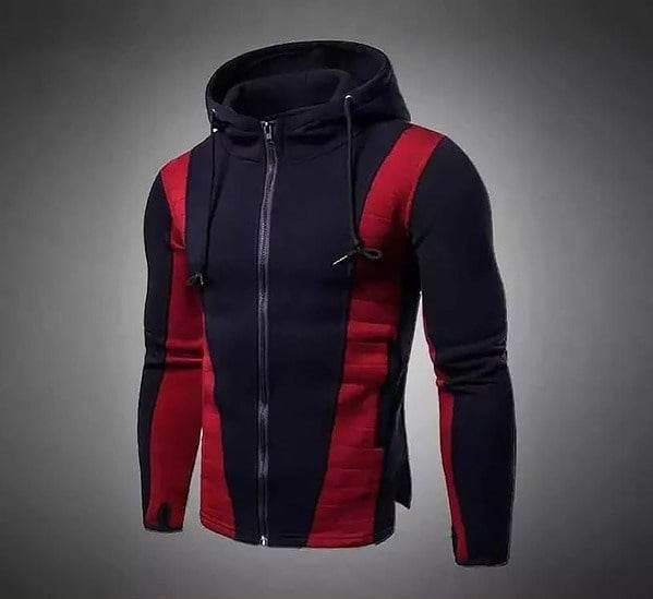 Men's Patchwork Hoodie - Dubai Offers Today
