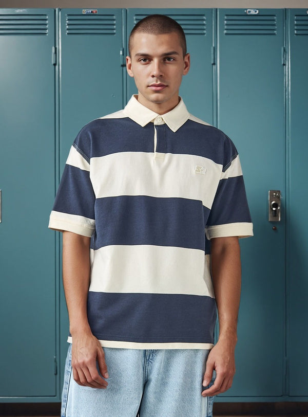 Starter Striped Polo T-shirt