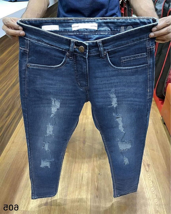 Dark Blue Major Ripped Jeans - 3466
