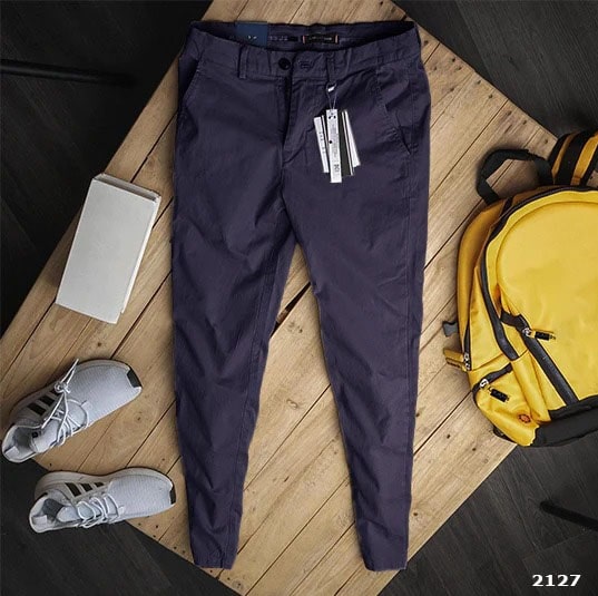 Violet Plain Stretchable Jeans - 3854