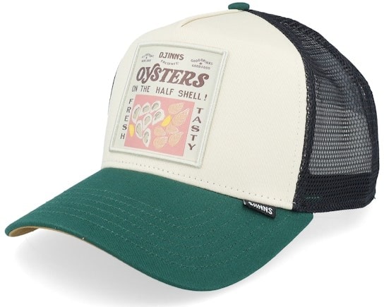 Food Oysters Off White Trucker Snapback Hat