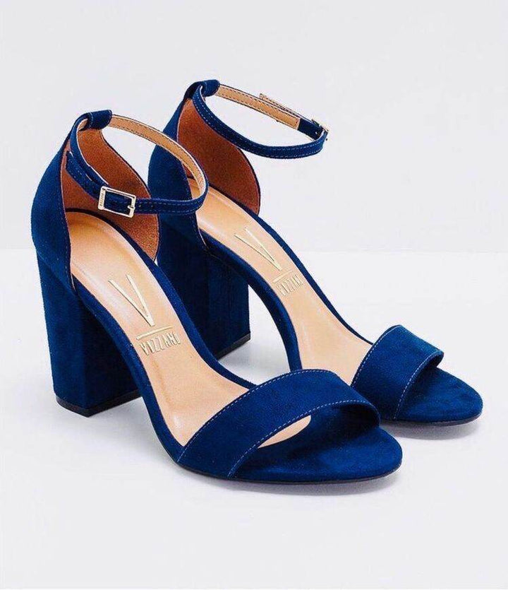 Strappy Block High Heel - Dubai Offers Today