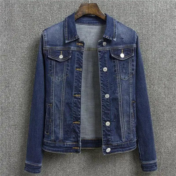 Women's Denim Jacket Autumn Long-Sleeved