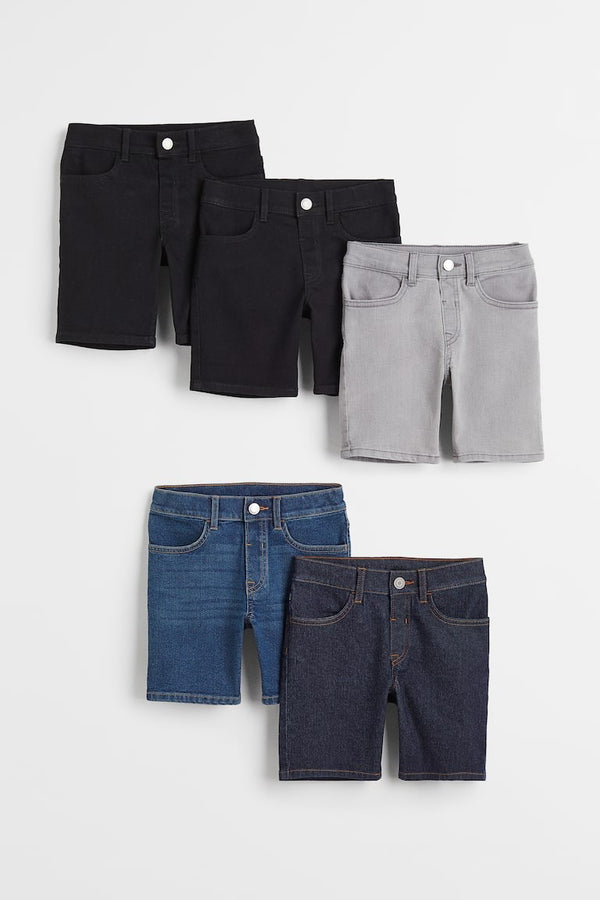Men's Denim Shorts Pack of 5