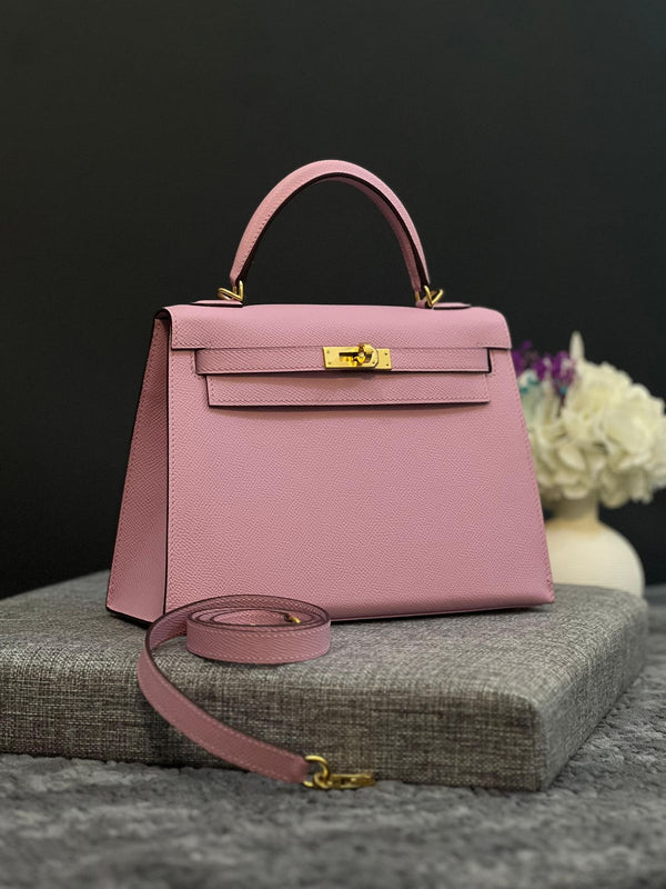 pink Hermes Kelly bag