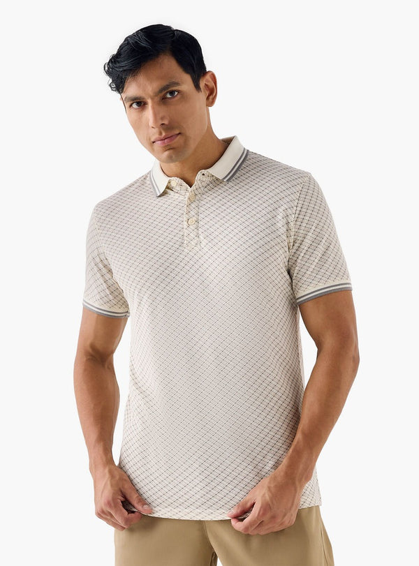 Printed Polo T-shirt - 602