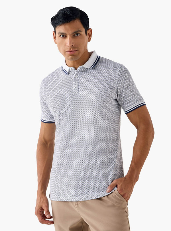 Printed Polo T-shirt - 603