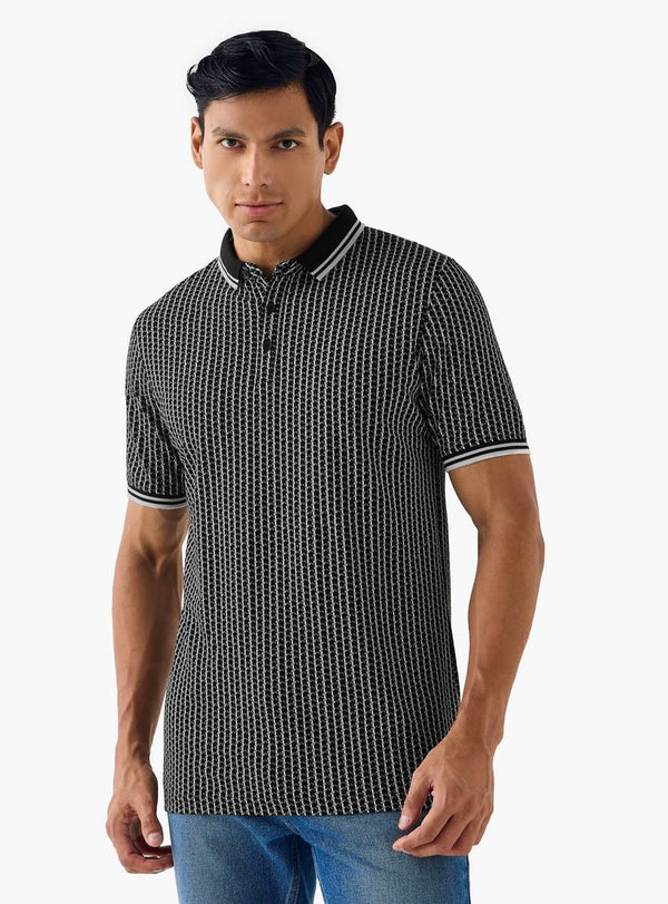 Printed Polo T-shirt - 604