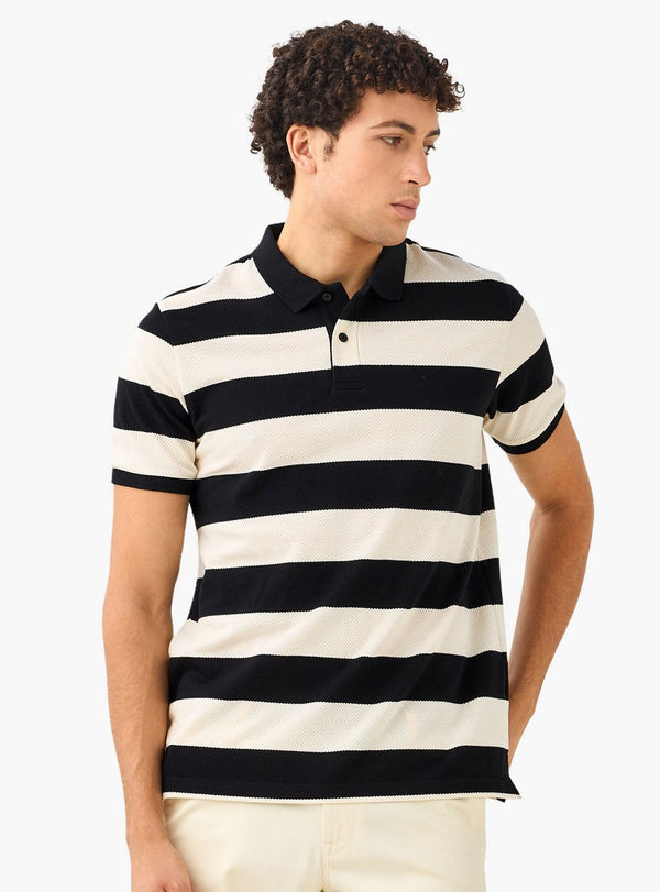 Striped Polo T-shirt