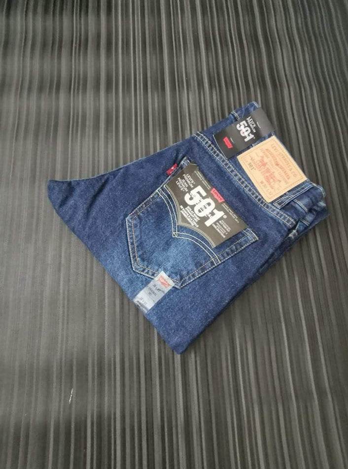 Blue Plain Stretchable Jeans - 3829 - Dubai Offers Today
