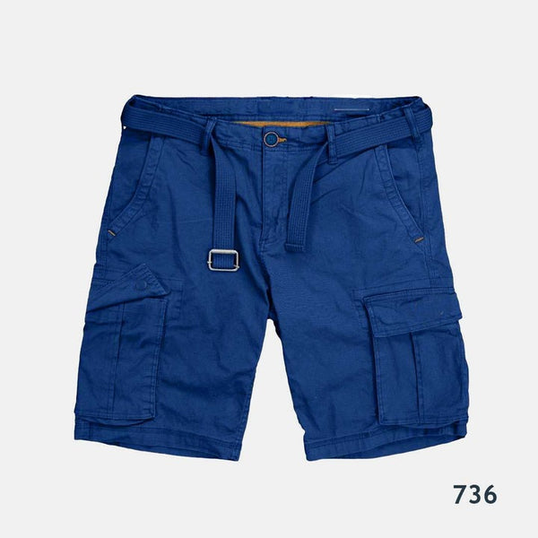 Space Blue Cargo Shorts