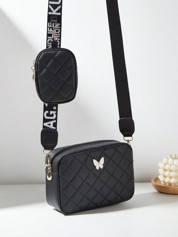 Butterfly Diamond Shoulder Bag