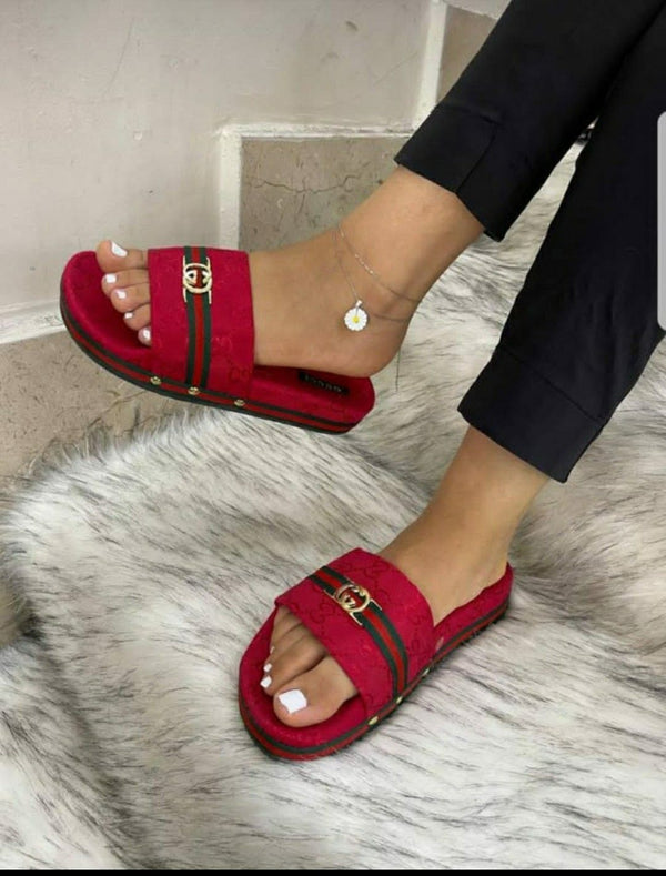 Gucci Style Women's Slippers