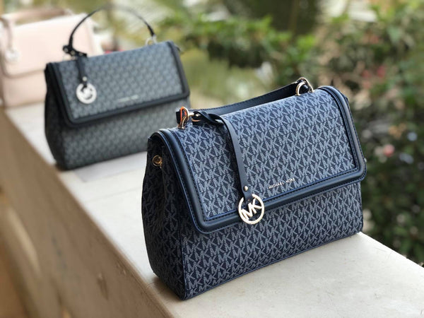 CLAIRE SMALL SIGNATURE LOGO CROSSBODY BAG