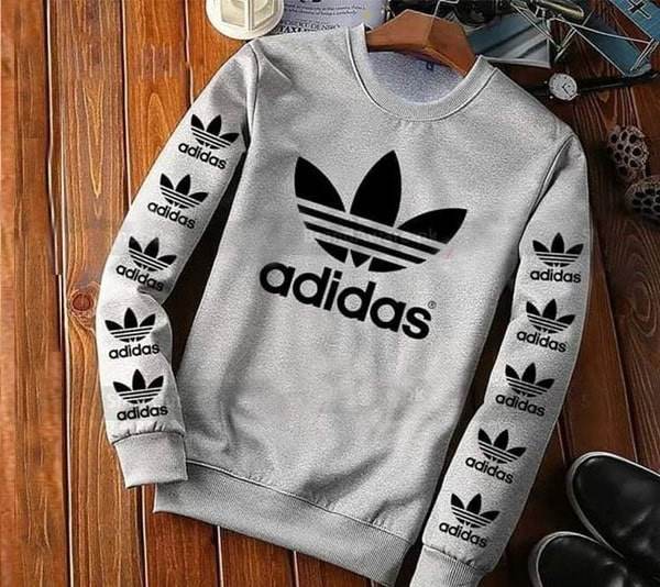 Mens Rib U-Neck Sweat Shirts - Dubai Offers Today