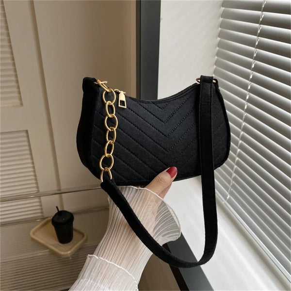 Women's Fashion Felt Shoulder Bags