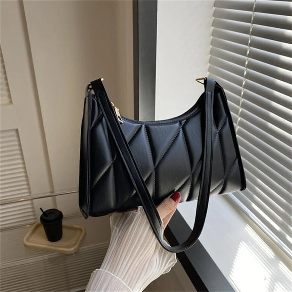 Women's Black Shoulder Bag
