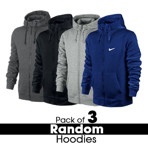 PACK OF 3 RANDOM HOODIES