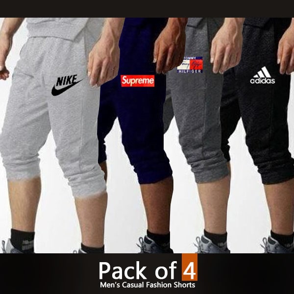 PACK OF 4 MENS CASUAL FASHION SHORTS