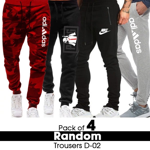 PACK OF 4 RANDOM TROUSERS D-02