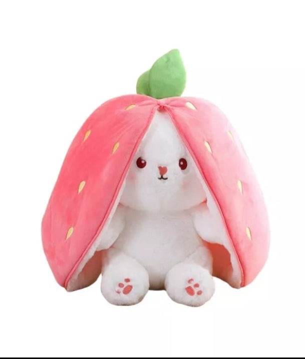 Strawberry Bunny Zip Plushie 45 cm - Dubai Offers Today
