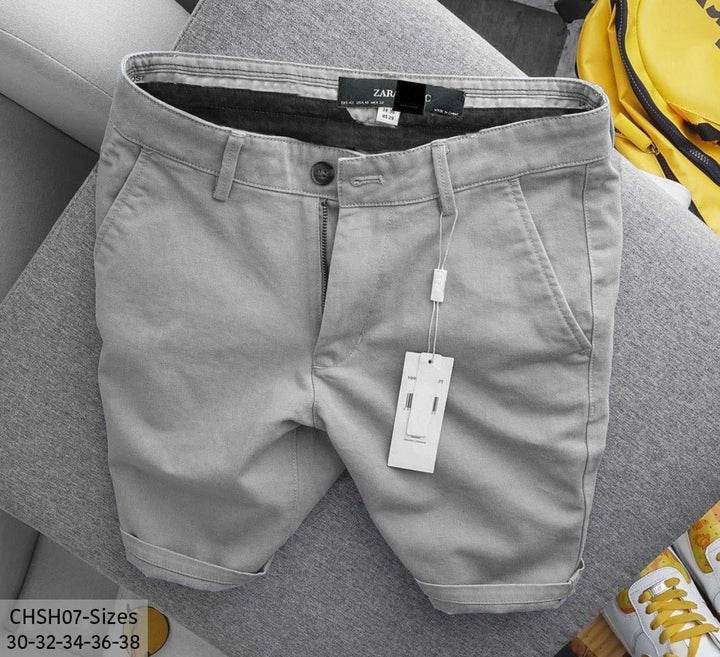 Chino Shorts - Light Grey CH04 - Dubai Offers Today