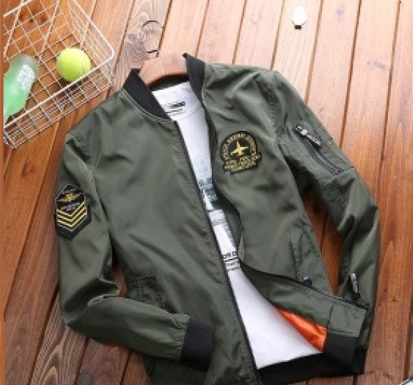 Army Green bomber jacket For Men's