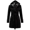 Womens Long Coat - Black